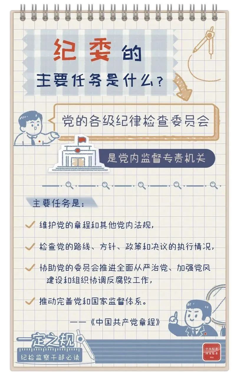 一定之规：纪委的主要任务是什么？